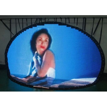 Easy maintenance slim Irregular Shape LED Display