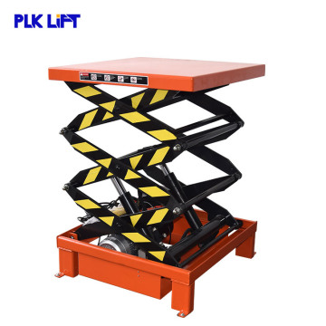 Stationary Lift Table Platform Three Scissors Lift Table