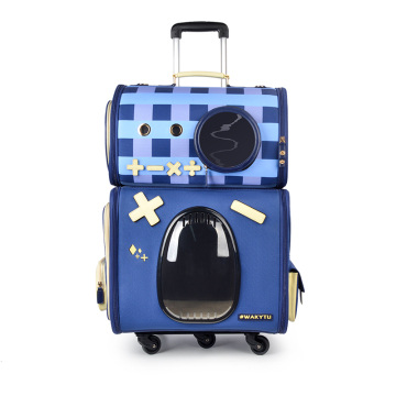 Wakytu C111 Portable Transparent Pet Bag - Large Capacity Travel Case
