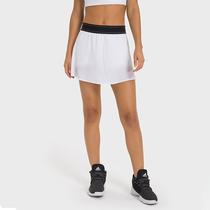 Jupes de tennis de golf pour femmes avec shorts de poches