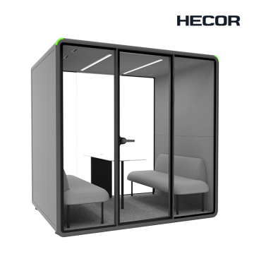 Eenvoudig te installeren collaboratieve werkpod
