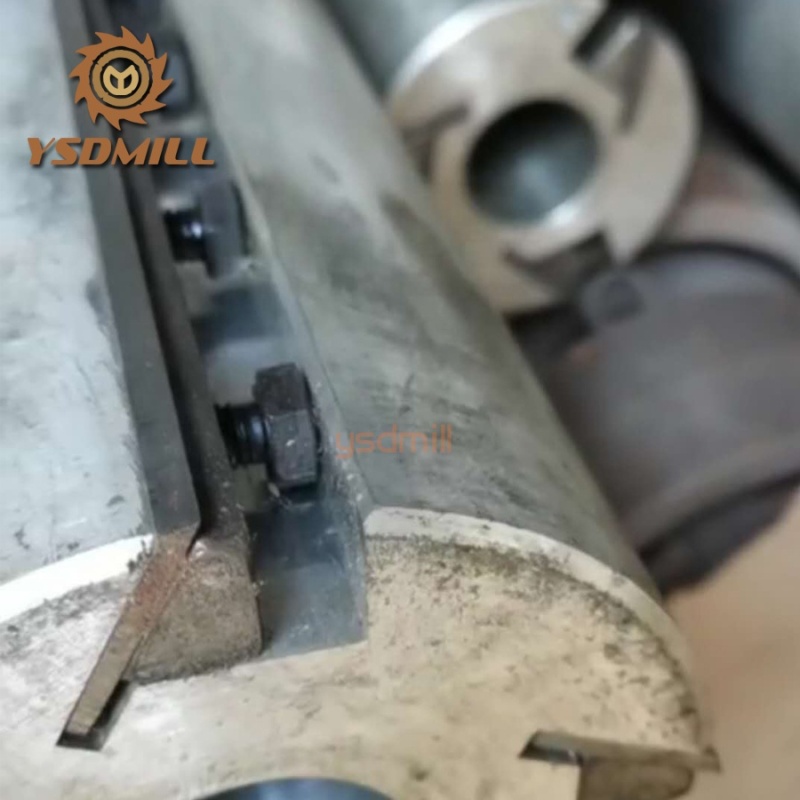Woodworking Four Side Moulder Cutter Head with Flat Knife