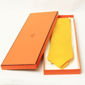 Brown cardboard necktie packing box