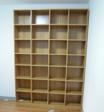 Oak Wood Open Shelf Storage Cabinet (Br p-1200)
