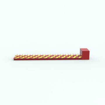 Automated Two-Way Tire Spiking Road Barrier System for Bi-Directional Traffic Control