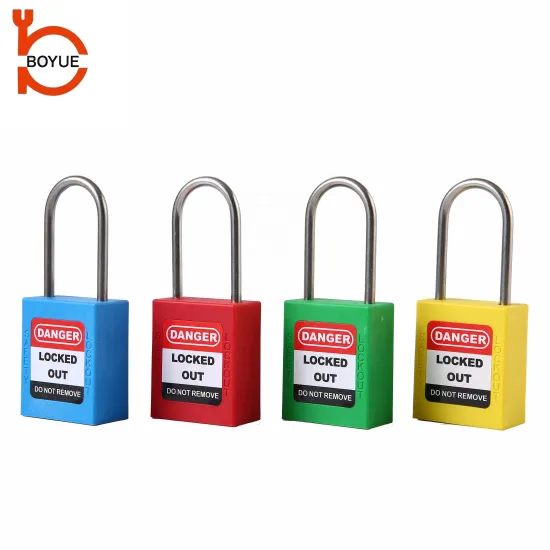 4mm Steel Shackle Composite Industrial Safety Lockout Padlocks: High-Durability for Enhanced Workplace Safety