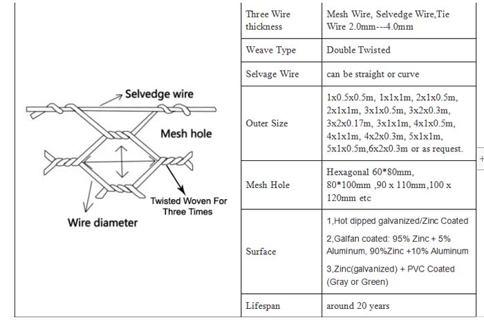 Gabion mesh