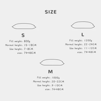 Colorful Breathable Soft Hotel Hilton Pillow