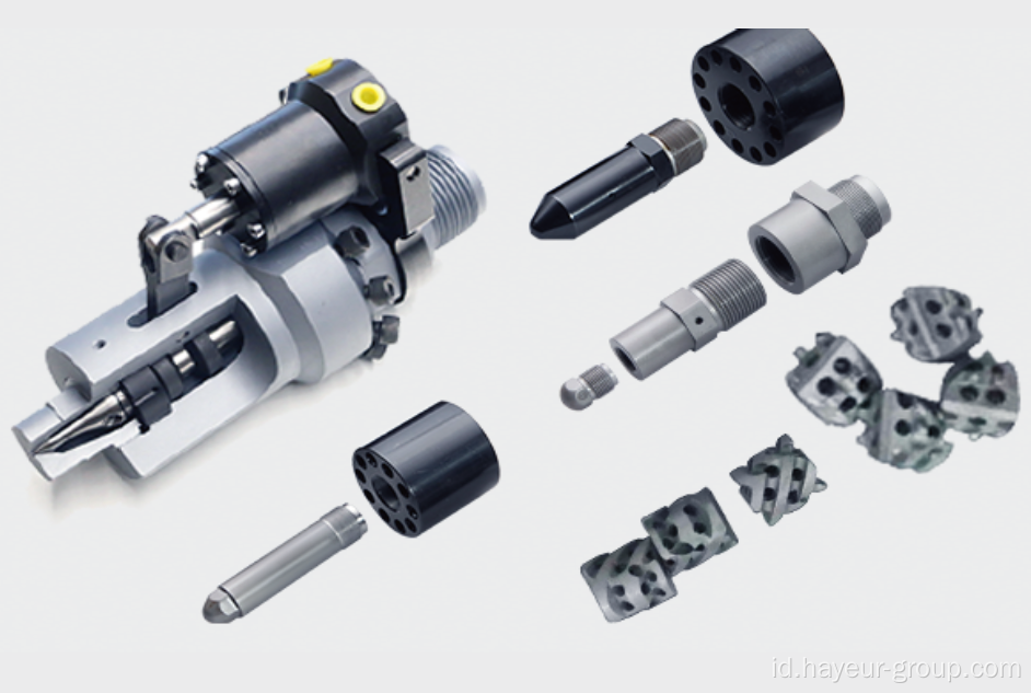 Baut dan mur nozzle kepala