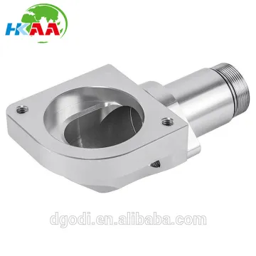 Clear Aluminium Billet Thermostat Housing Adapter For Electric Water Pump