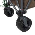 OUTERLEAD Large Chariot de plage pliant Wagon des bagages