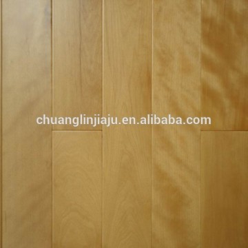 Traditional wire brushed Chinese birch industrial hardwood flooring