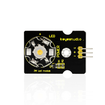 Keyestudio 3W High-Power LED Module with PCB Chassis for Arduino STM32 AVR micro:bit