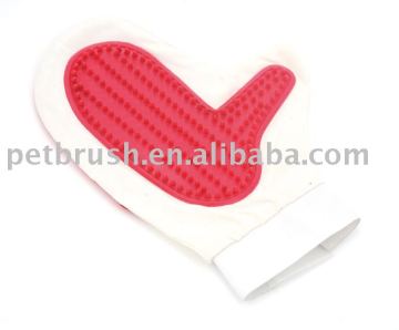 Pet massage glove, cat glove & bath glove