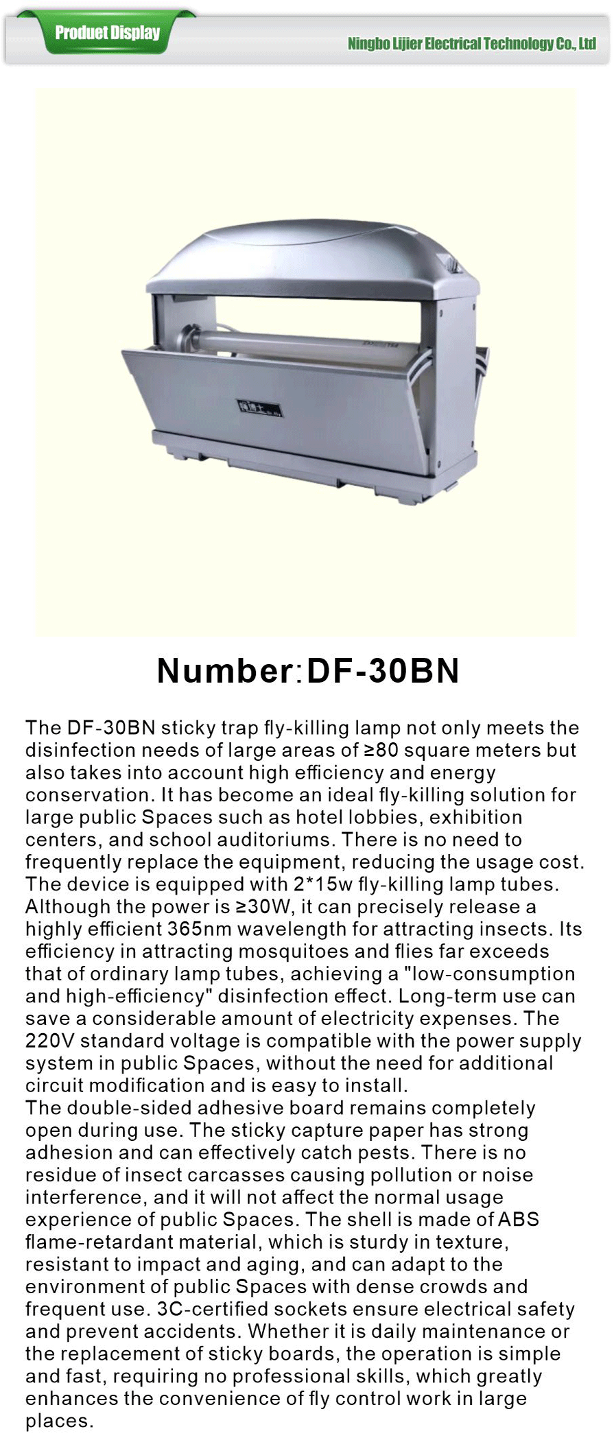 Doctor Fly Fly-killing Lamp-xiangqing1-LJE014