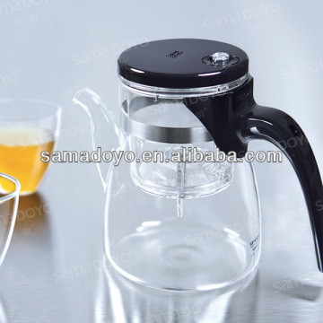 Samadoyo 600ml Pyrex Glass Teapots/Teacups with Infuser Guangzhou Factory