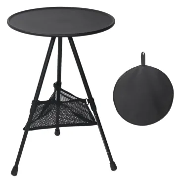 Beach Fishing Lightweight Foldable Round Camping Picnic Table
