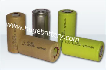 1.2V 4200mAh Sc NiMH Battery Pack for Walking Robot
