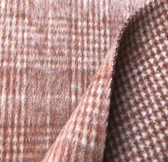 Wool Alpaca Blended Fabric Double Faced