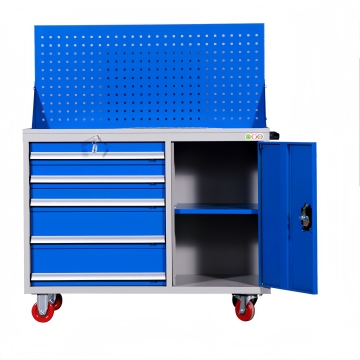 5 cassetti in metallo per utensili per utensili per lo stoccaggio di garage industriali