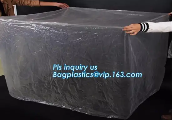 Waterproof pallet covers/ Poly Bags, Big size Clear Ldpe bag plastic liner - Pallet cover Bin liner Box liner, jumbo super large