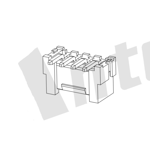 VH3.96 mm 180 ° Serie de conector SMT Wafer AW3961VM-NP