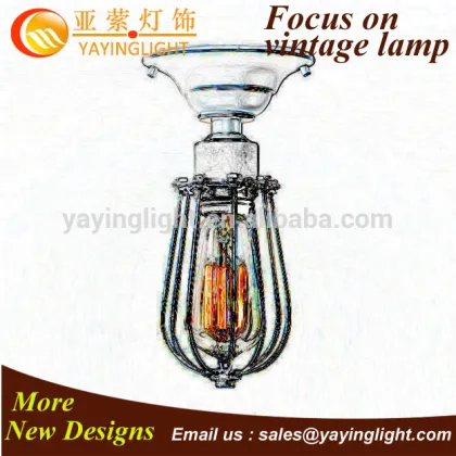American retro edison LED ceiling lamps,Bedroom Living room lights industrial wind ceiling lamps