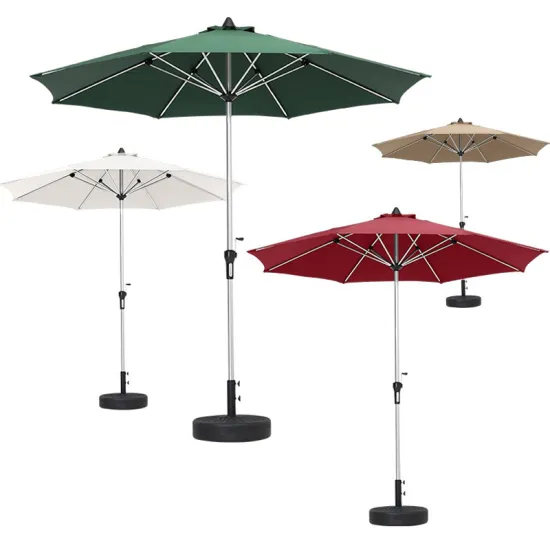 FEAMONT Factory Direct Garden Umbrella Polyester Hand Crank Sunshade
