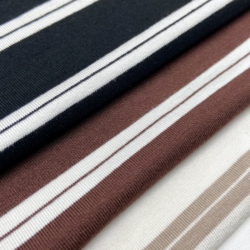 Tessuto single single stripe tinto in filo