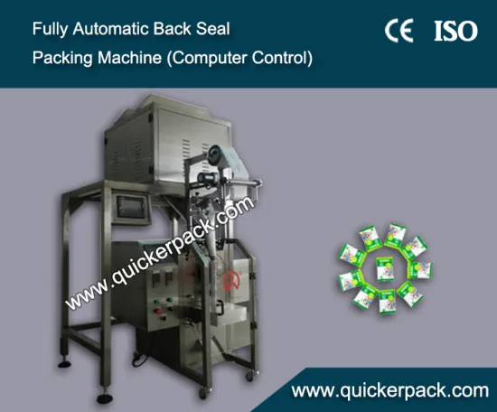 Back Seal Salt Sugar Packing Machine Fully Automatic