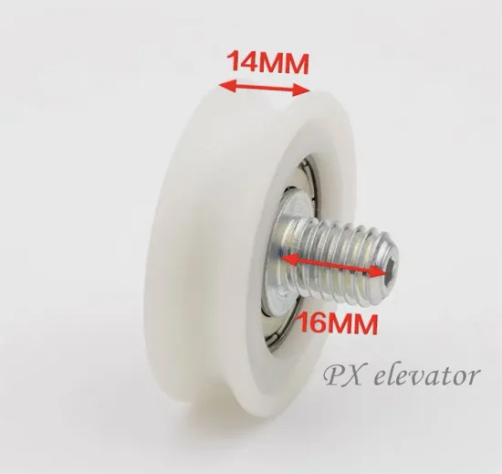 48/42x14mm Elevator Door Hanger Roller M12 Centric Pulley Wheel - Lift Parts
