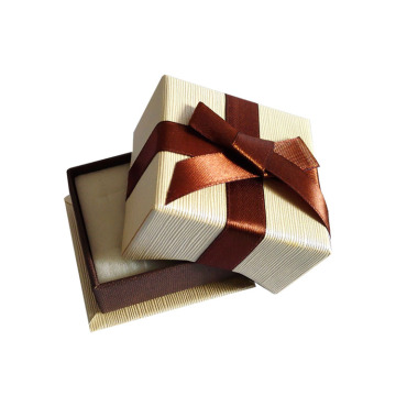 Small ring box jewelry box ribbon decoration