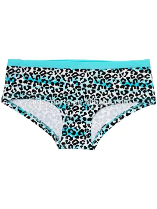 2016 new style cotton girls print underwear suit top bottom