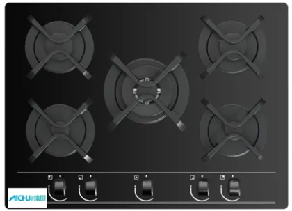 GE Gas On Glass Cooktop 5 Burner
