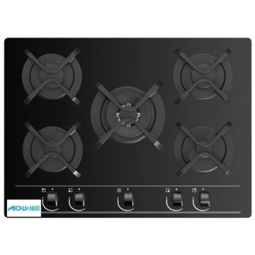 Gas Gas On Glass Cooktop 5 Burner