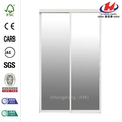 Asprey Satin Clear Sliding Door