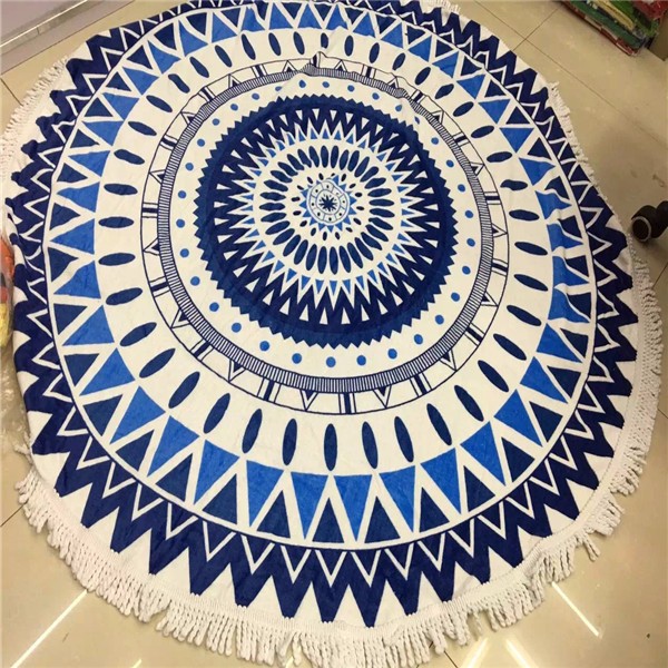 turkish round beach towel