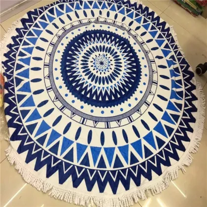 micro fiber large round beach towels india
