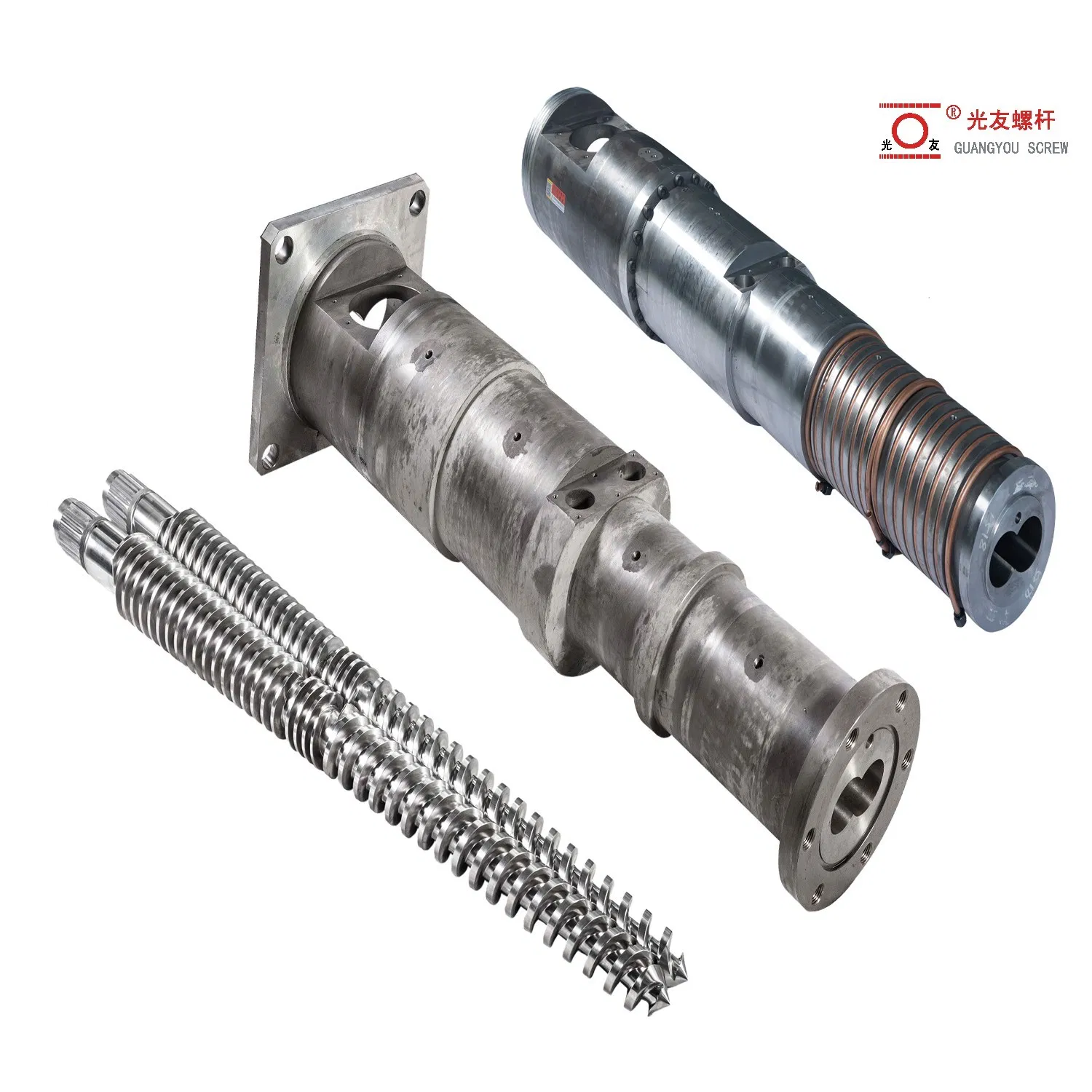 Long-Life High-Speed ​​Alloy PVC Pipe Profile na may Conical Twin Screw at Barrel