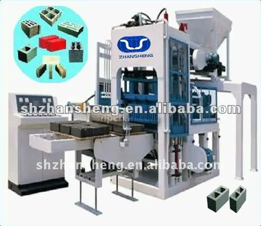 hollow cement block making machine QT6-15