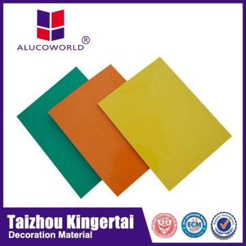 Alucoworld well-known high light panel pvdf/pe coated wall cladding exterior sheet metal