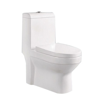 Modern Design One-Piece Siphon Ceramic Toilet for Hotels in South Asia