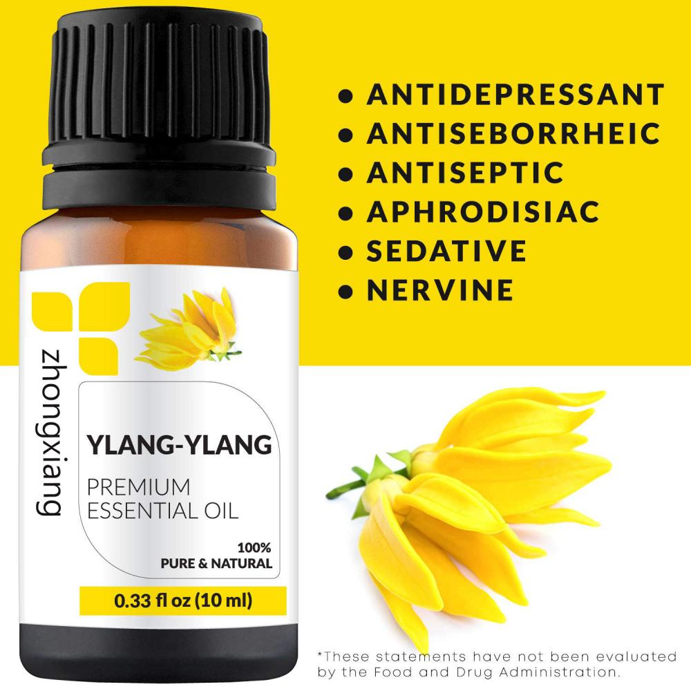 Aceite esencial orgánico a granel vendedor caliente de Ylang Ylang