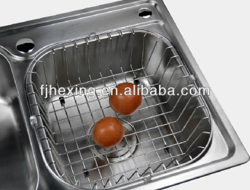 kitchen sink stainless steel basket,storage basket,wire basket