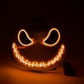 Máscara de Halloween com iluminação LED de Jack Skellington