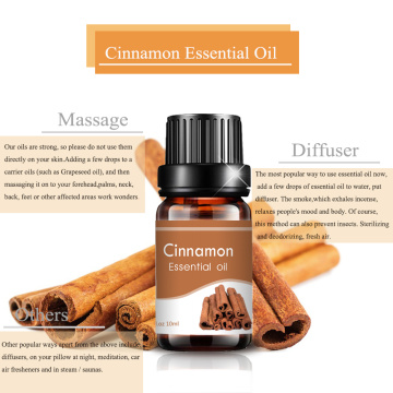 Cassia Cinnamon corteza esencial Aceite El cuidado del cuerpo alivia el estrés