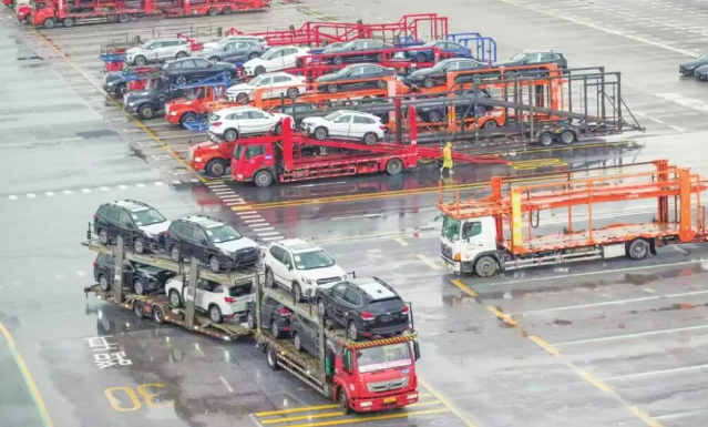 How does the export of used cars become a new highlight in foreign trade.