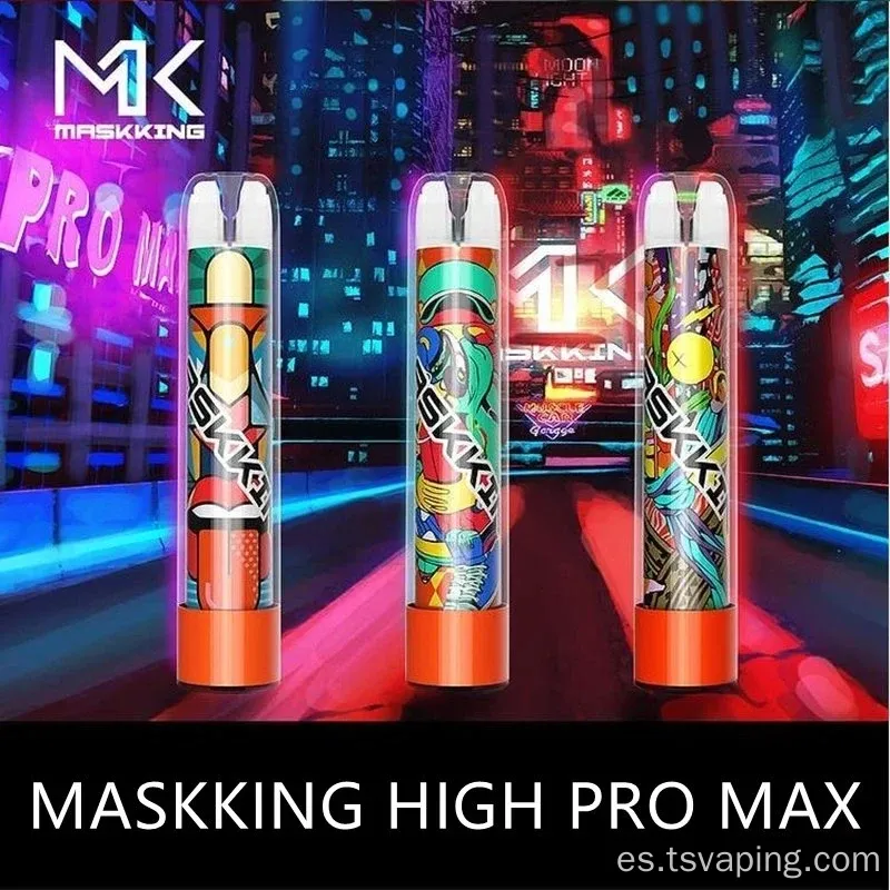 100% original Maskking 4.5ml 1500 bocanadas electrónicas