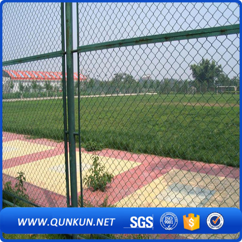 Plastic Chain Link Fence With Slat Inserts, High Quality Plastic Chain
