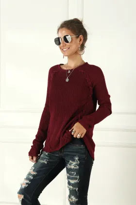 Striped Long Sleeved Sweater